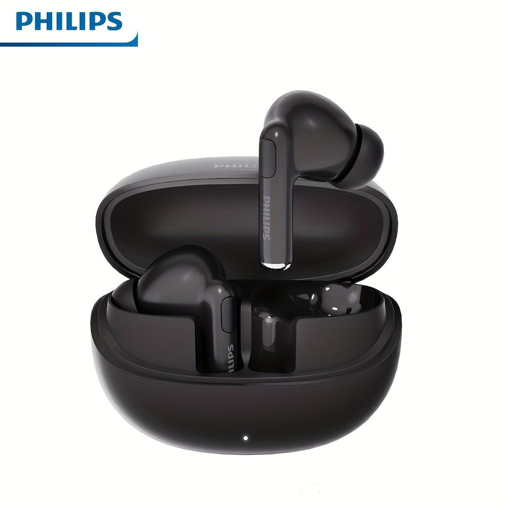 PHILIPS Wireless Earbuds - Wireless Headphones Condenser Microphone, USB-C Charging, For Android Phones, Portable Headphones Modern Headphone Design, Perfect Tech Gift For Birthday Christmas Halloween Easter New Year