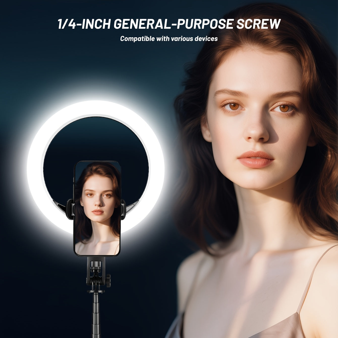 [Wireless Remote Control] 40 Inch Smartphone Selfie Stick Tripod, Expandable Selfie Stick Integrated Smartphone Tripod with Wireless Remote Control, 360 Degree Rotation, Suitable for iPhone 16/15/14/13/12/11 Pro/XS/XR/X/8/7 Plus Smartphone Android Phone