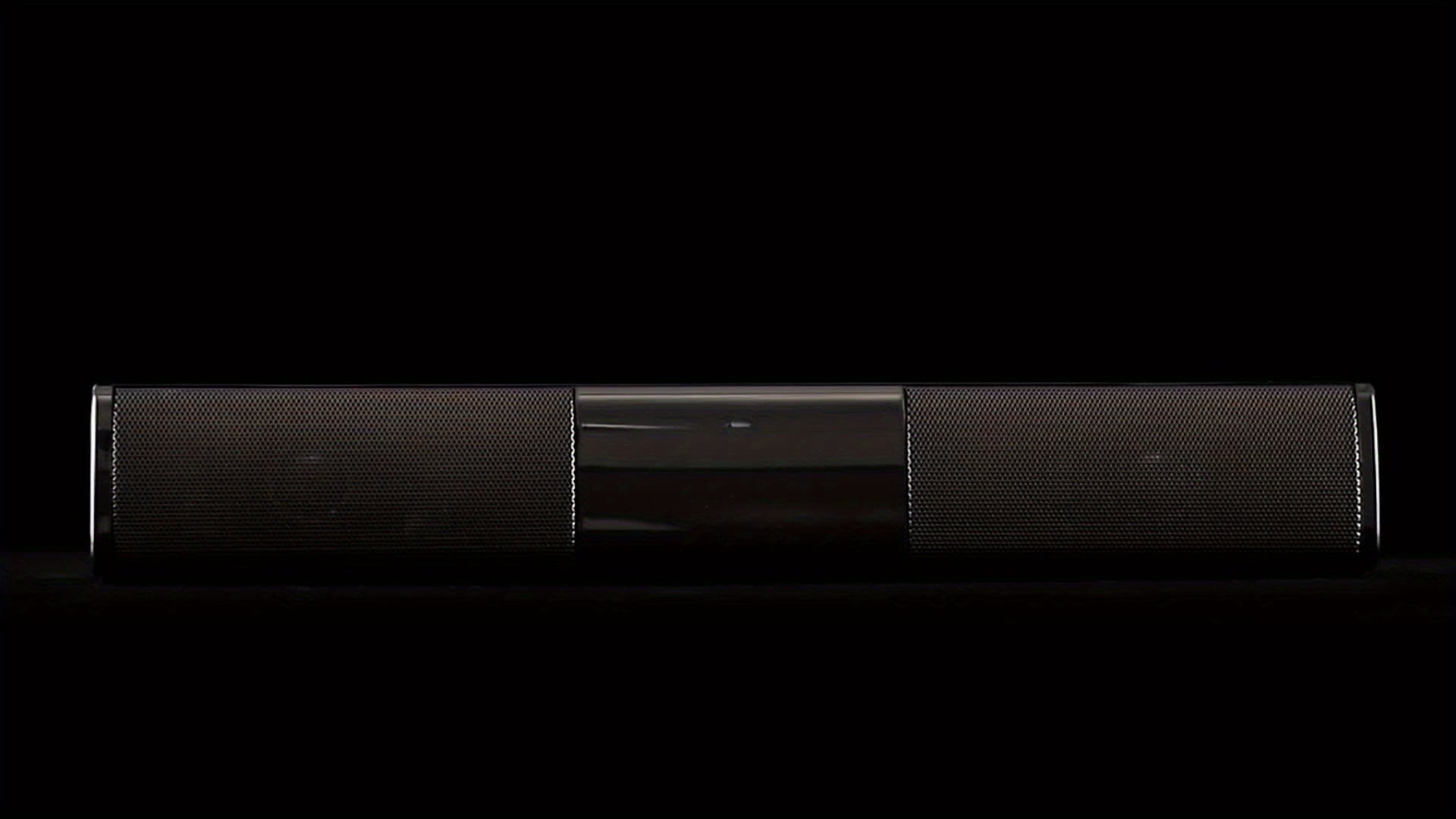 [Thanksgiving Holiday] Sound Bars for Smart TV, 13-Inch Wireless TV Soundbar Speakers, with TF/AUX/FM/USB/TWS, Surround Sound System, Crisp Sound And Easy Setup, Soundbar for TV, PC, Projector, Perfect for Thanksgiving Party, Winter Holiday