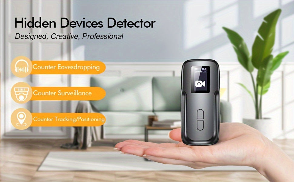 2026 Latest Hidden Camera Detectors With OLED Screen, Anti Spy Detector, Bug Camera Detectors, Car Hidden Detector, Infrared Detector, RF Detector, Anti Eavesdropping, Finder Device, Anti Tracking For Travel, Office, Hotel