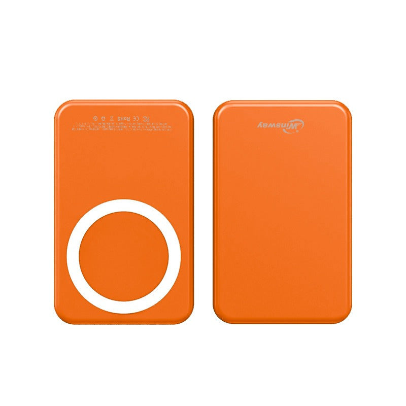 Winsway 5000mAh magnetic mini mobile power bank, supports PD and QC 3.0 fast charging, colorful and versatile, suitable for iPhone 17/16/15/14/13 series