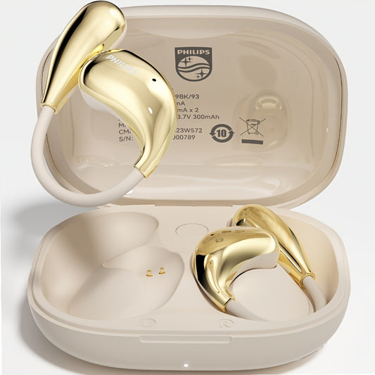 Philips TAT2769 Wireless Earbuds, 360° Spatial Audio, BT 5.4 Sports Headphones, 20H Playtime Hi-Fi Bass, Secure Fit Headset for Gym & Running