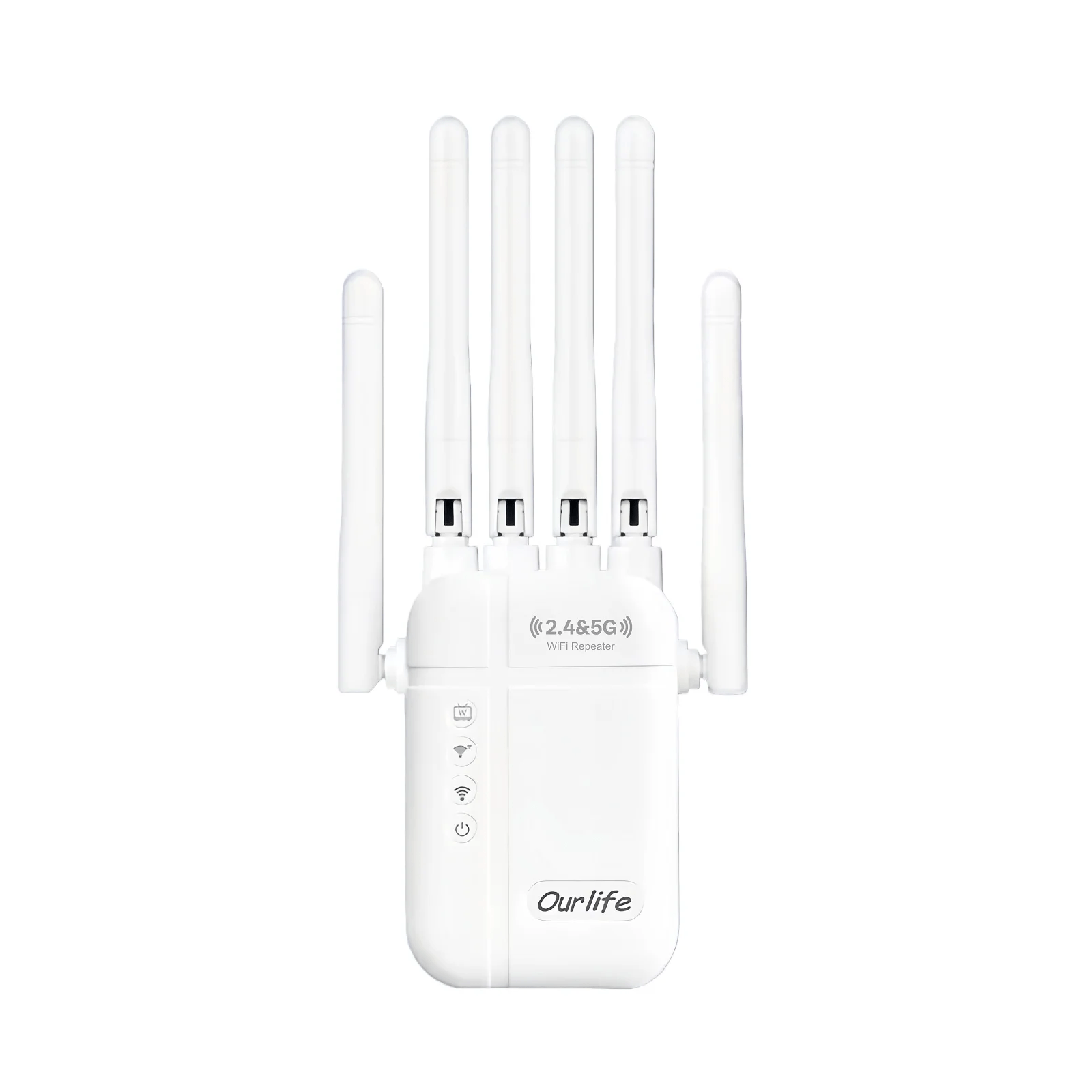 2026 Latest Model Black Ultra-High-Speed Internet, 4 Modes Application Connection, 6 Antenna-Powerful, 6 Gain Antenna, US Standard Plug, More Powerful, Wider Coverage, Extensive Compatibility, Connect Up to 105 Devices Network Coverage Up to