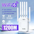 Wi-Fi Repeater, *Thousands of Customers Buy Again*, 2.4G Signal Strength Booster, Wide Coverage, Breaks Through Spatial Limitations, One-Button Setup, Full Coverage, Flexible Antenna Rotation, Adjustable Signal Strength, Enhanced Stability