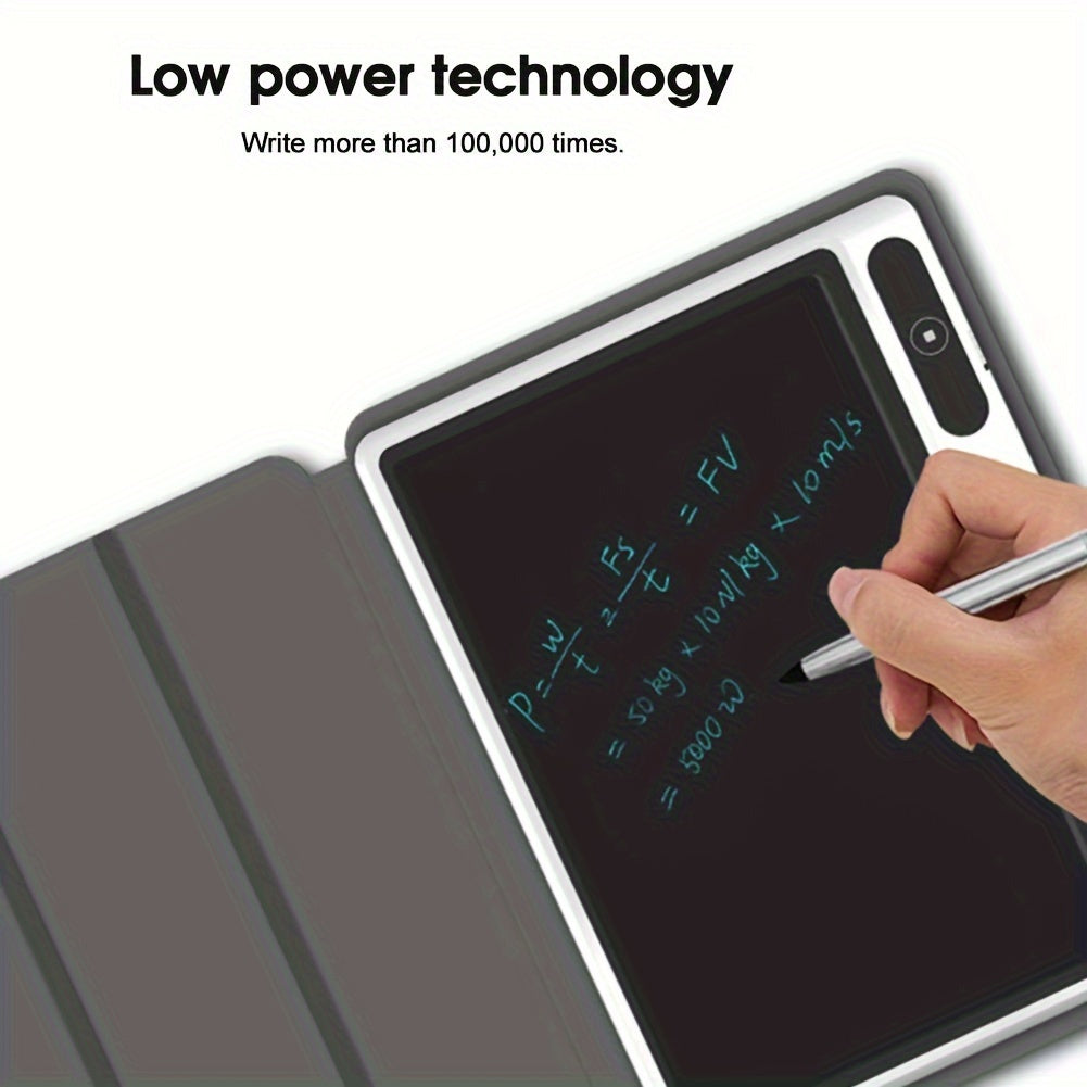 10.1 Inch Large Screen LCD Notebook - Digital Handwriting Pad With Protective Case, Electronic Drawing Board For School, Office, And Creative Doodling - Portable, Stylus-Friendly