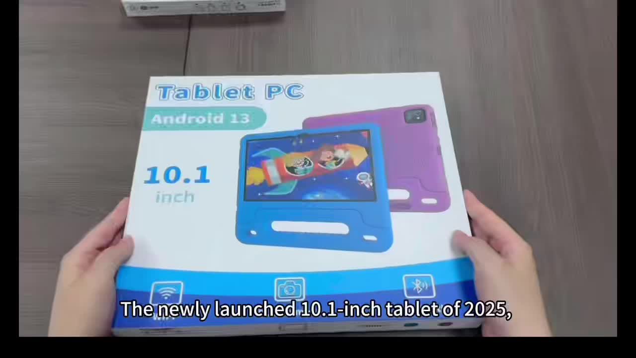10.1-Inch Tablet, Android 13 with Quad-Core Processor, 6+2+4GB RAM 64GB ROM Expandable to 1TB, 1280x800 HD IPS Screen 2MP+8MP Dual Cameras 6000mAh Large Battery, GPS & WiFi, Parental Control Education Reading Entertainment Gaming Streaming, New 2025