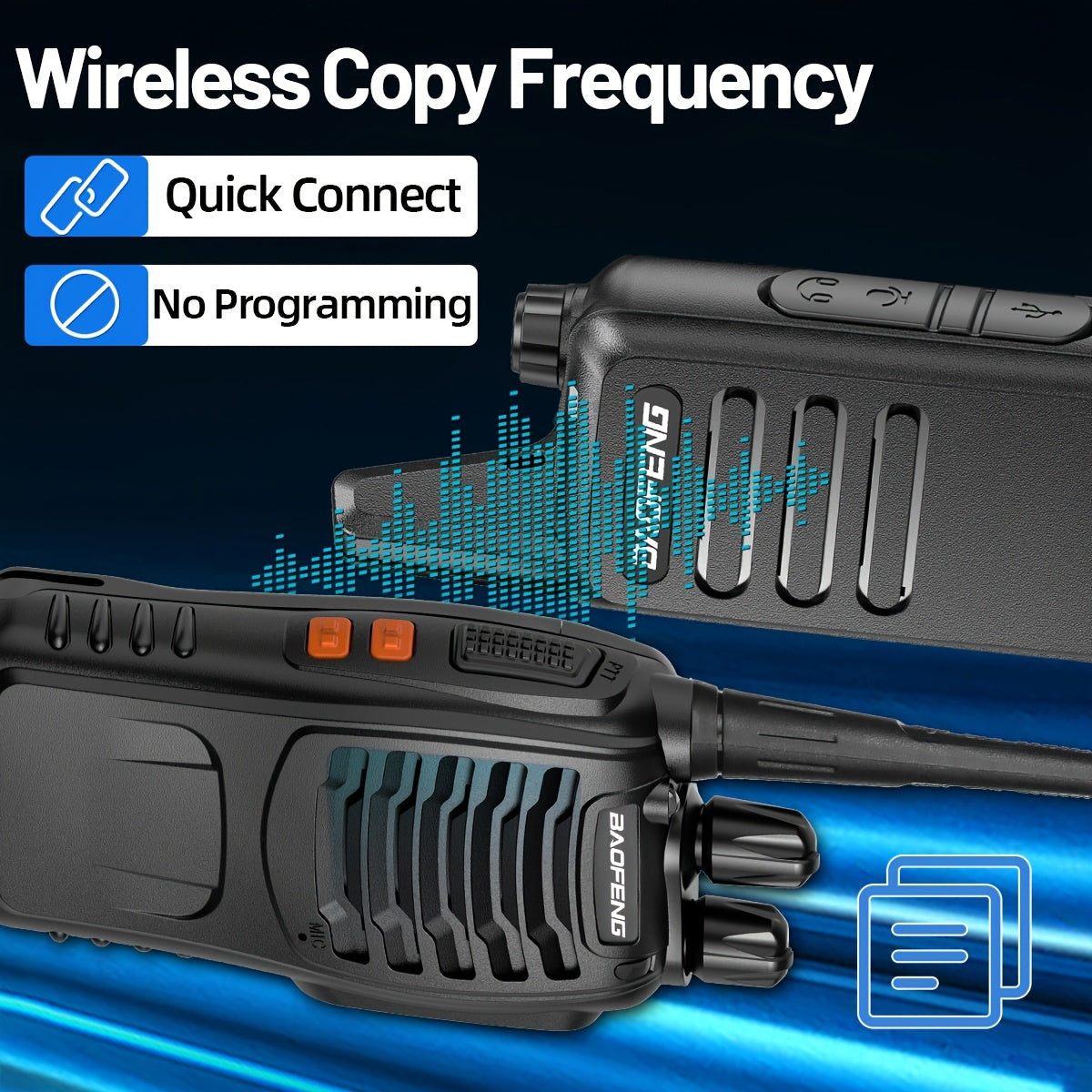[Walkie Talkies for Camping] Baofeng Long Range Walkie Talkies for Adults With Earpieces, 16 Channel Rechargeable Handheld Two Way Radio Walky Talky With Flashlight VOX for Adventure Family Camping Hiking Skiing Cruise (1/2/4/6/8/10 Pack)