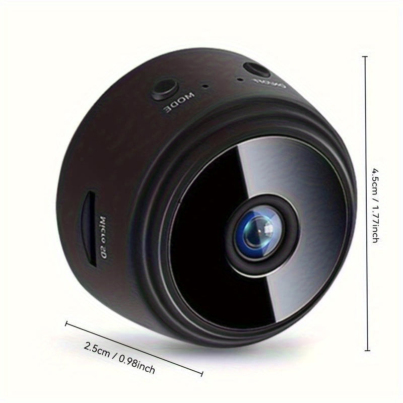 [1080P WiFi] 1/ 2/ 3/ 4/ 5/ 6/ 9/ 12pcs Wireless Remote Control Monitoring Camera, 1080P High-Definition, 2.4G/5G WiFi, Wide-Angle Monitoring, Remote Observation, With Battery (180MA), Used For Home Security WiFi Monitoring Camera