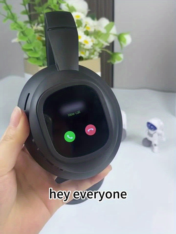 New Hybrid Active Noise-cancelling Headphones(with Touchscreen), Intelligent AI Translation, Remote Control Photography, Wireless Headphones with Microphone, Soft Ear Pads, Multiple EQ Bass, Comfortable Fit Ear Cups, Suitable for Tablets