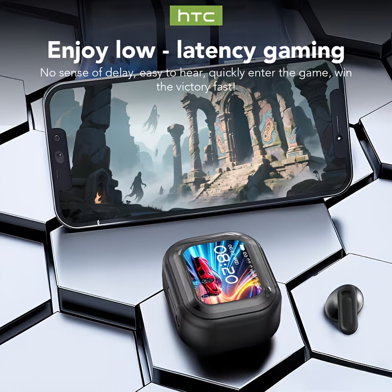 The New HTC NE20 TWS Wireless Headphones Feature 131 Language Translation, High-definition LED Display And High-fidelity Wireless Headphones. They Are Suitable for Office Use, Sports, Study And Audio Calls. Built-in Microphone. Birthday Gift