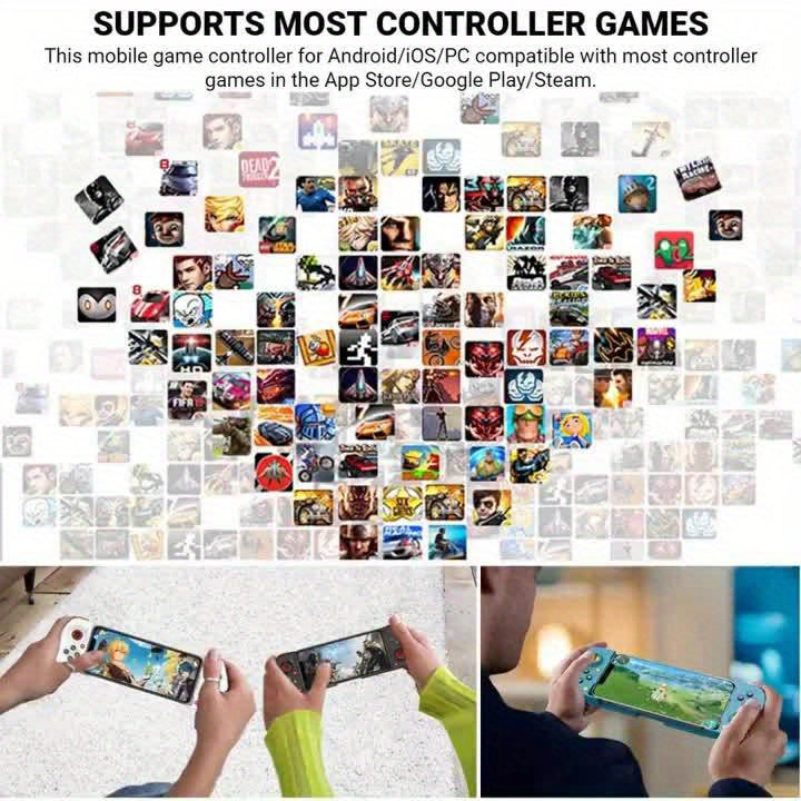 Wireless Gamepad for iPhone/ for Andriod/ for Steam Deck/ for PC Table Mobile Phone Controller Wired Game Controller Festival Gift