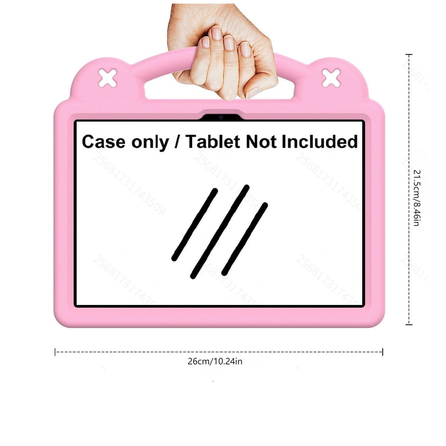 1pc Protective Case Suitable for T-mobile Revvl Tab 2(2025) Tablet, with a Stand and Handle- Shock-resistant EVA and PC Hybrid Shell