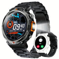 Smart Watch for Men, Wireless Answer Make Calls, Message Notification, HD Touch Smartwatch, Step Counter Sports Smart Watch, Compatible with iPhone and Android Phones