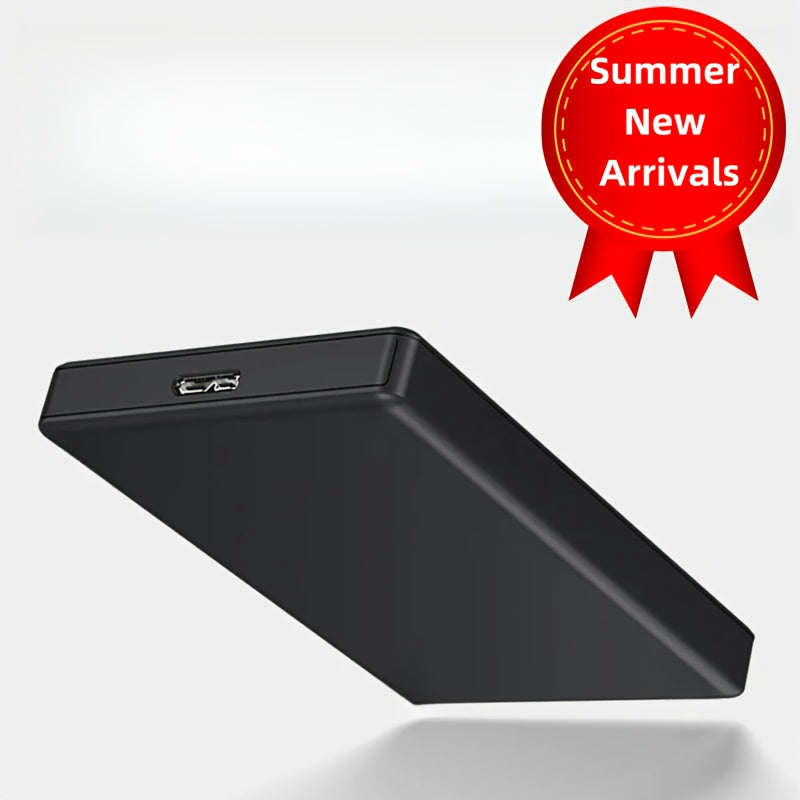 4TB High Speed Portable External Hard Drive USB 3.0 - Tool-Free Installation, PC/ Laptop/Office Large Capacity HDD, Exfat File System, /Video/Music Extended Backup (Black), Portable Storage Drive, Office Data Storage, Stylish Design