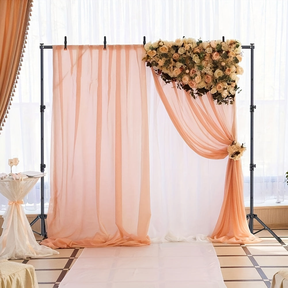 Backdrop Stand Photo Video Studio, 10x7ft Adjustable Background Stand System Kit with Carrying Bag for Photography/Wedding/Party Decoration/Portrait