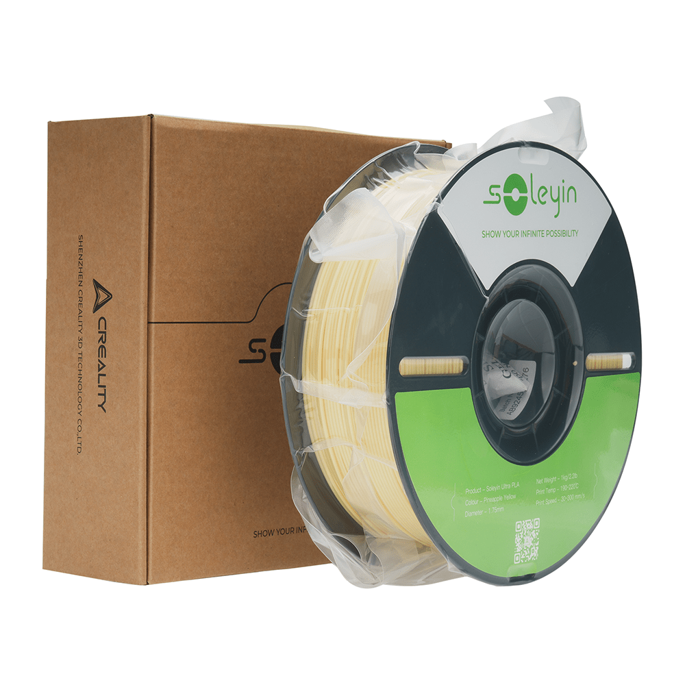 Creality SOLEYIN Ultra PLA Filament 1.75mm PLA 3D Printer Filament High Speed 30-600mm/s Dimensional Accuracy +/- 0.02mm, 1kg Spool (2.2lbs), Fit Most FDM 3D Printer