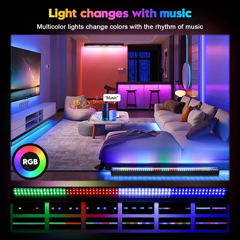 32.8ft 5V Bluetooth IR 44 Keys 3535RGB with Music Sync Function, Comes with 44 Keys Remote Control, Party Lighting, Modern Lighting, High Quality Lighting, Ideal for Christmas Decorations