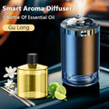 [Car Aroma Diffuser] Smart Car Aroma Diffuser - Comes With 1/3 Bottles Of 50ml Ocean-Scented Essential Oils, Car Air Freshener, Car Aroma Diffuser, Humidifier, Starry Sky Projection, And Ambient Light. Essential Oil Diffuser, The Essential Oil Diffuser Fe