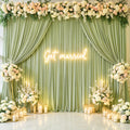 4pcs Of High-end And Elegant Party Decoration Backdrop Cloth, Wear-resistant, Wrinkle-resistant, Soft And Smooth, Non-transparent Party Decoration Backdrop Curtains, Suitable for Wedding, Birthday, Christening And Other Party Activities.