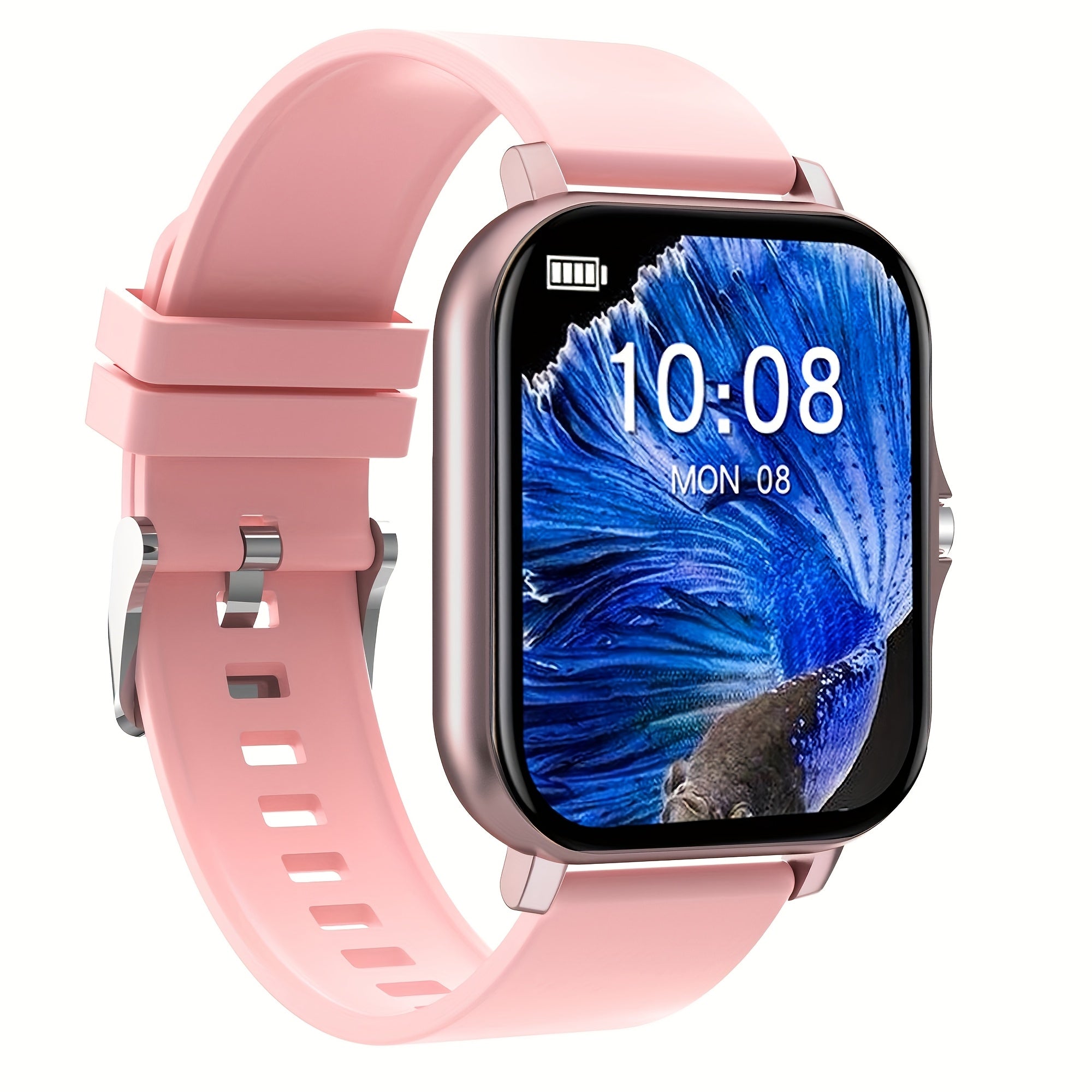 Brand New Large Screen Smart Watch, Compatible With IPhone/Android, HD Voice Call, Message Reminder, Multiple Sports Modes, Unisex, Suitable For Outdoor Sports, Daily Wear, Holiday Gifts, Valentine'S Day Gift