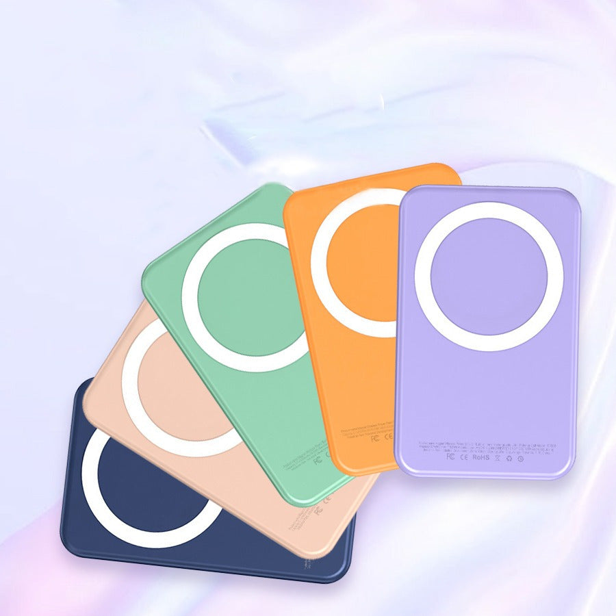 Winsway 5000mAh magnetic mini mobile power bank, supports PD and QC 3.0 fast charging, colorful and versatile, suitable for iPhone 17/16/15/14/13 series