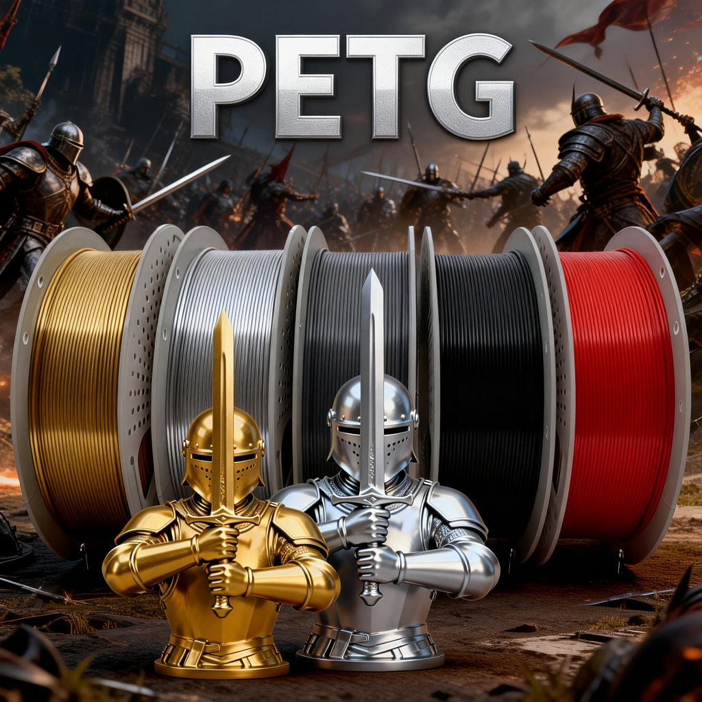 1000g3D Printer PETG Filament 1.75mm, 1kg (2.2 Pounds), Suitable for Most FDM 3D Printers, High-toughness 3D Printer Consumables, Dimensional Accuracy +/- 0.03mm, Vacuum-packed, Smooth Printing, Suitable for Hobbyists And Beginners