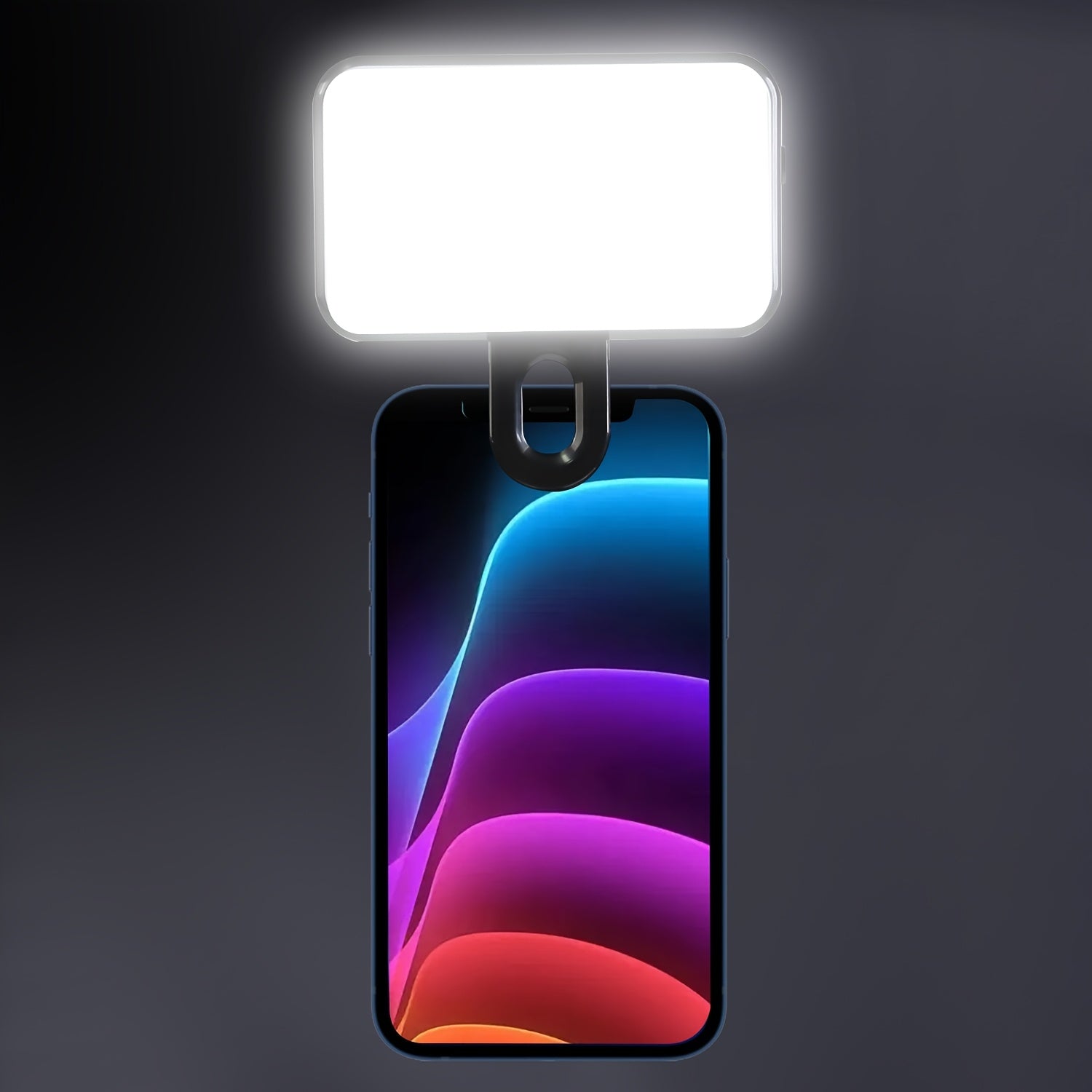 Mini Phone Clip Light, Portable Fill Light, for Video Conferencing, Selfies, Live Streaming, Makeup, for Phone Laptop Tablet