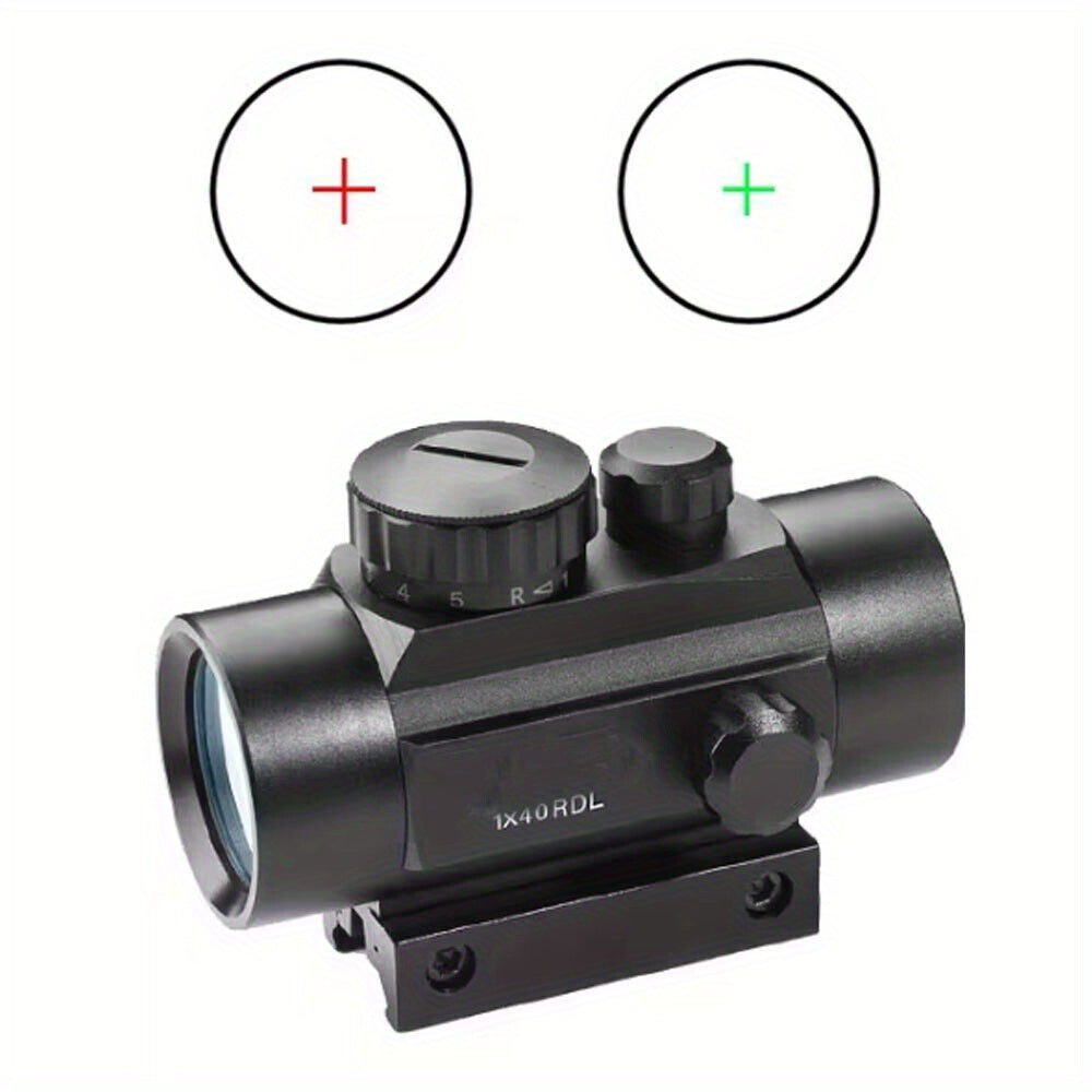 2 Type Optics Red Green Dot Sight Scope Picatinny 1x40 Rail Mount