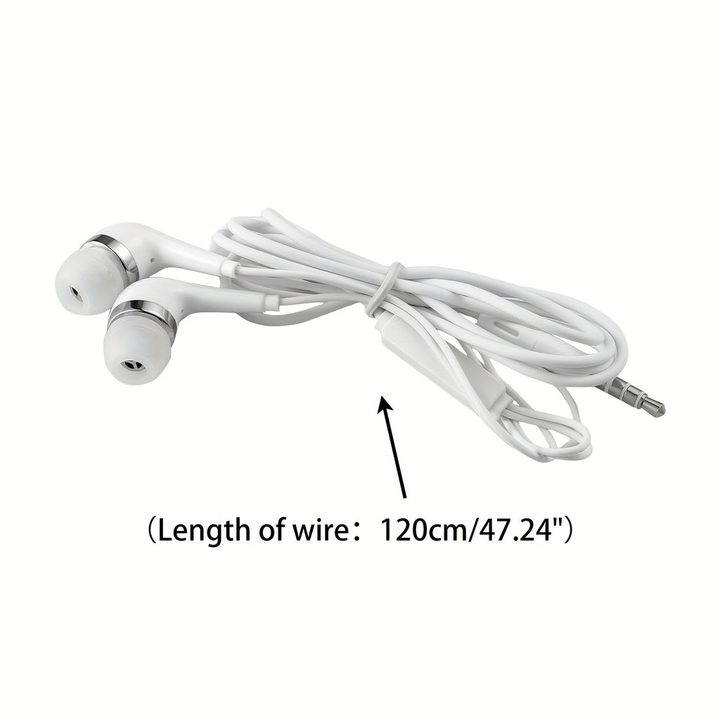 10Pcs Universal 3.5mm Earphones For Samsung S10 S8 S9 Built-in Microphone In-Ear Wired 3.5mm Headsets For Huawei Xiaomi Phone