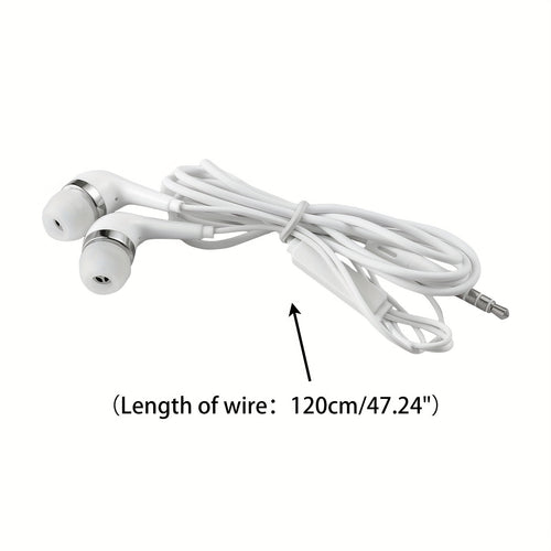 10Pcs Universal 3.5mm Earphones For Samsung S10 S8 S9 Built-in Microphone In-Ear Wired 3.5mm Headsets For Huawei Xiaomi Phone