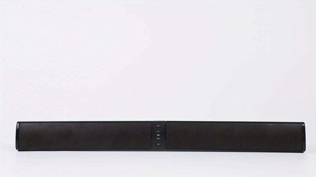 [Home Theater Sound Bar] Sound Bar with Subwoofer, Home Theater Wireless Surround Sound PA System with 2/4 Subwoofers, Hi-Fi Computer Game Auxiliary Audio Output Sound Bar Speaker, Supports AUX, USB, TF Card, TWS And FM Audio Input