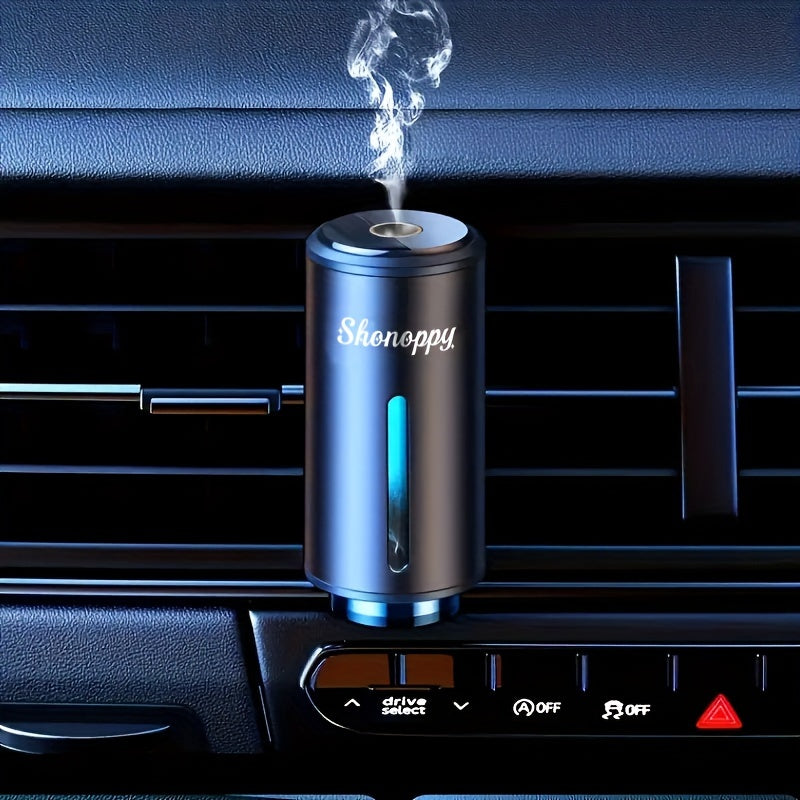 (Accessory 3/10 Bottles 10oz Essential Oils Sold Separately)Car Air Aromatherapy Diffuser Includes 3/6/10 Bottles Of Essential Oils-3 Adjustable, Humidifier with Long-Lasting Scent for Vehicle