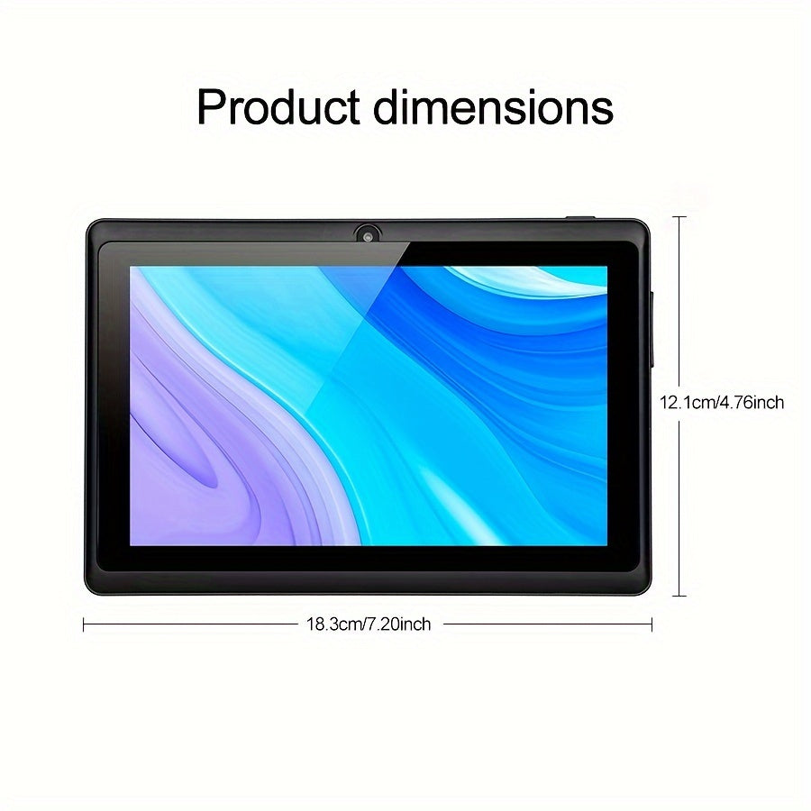 7 Inch Android 14 Tablet, 4GB (2+2) RAM, 32GB ROM, 3500mAh Battery, Quad-Core Processor, IPS Screen, Protective Case