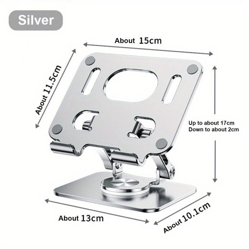 [Portable, Lightweight] 360 Degree Rotating Tablet Stand, Phone/Tablet Stand, Multifunctional Desktop Lazy Person Stand, 360 Degree Rotating Folding, Lightweight And Portable, Fast Heat Dissipation, Can Be Used In Multiple Scenarios