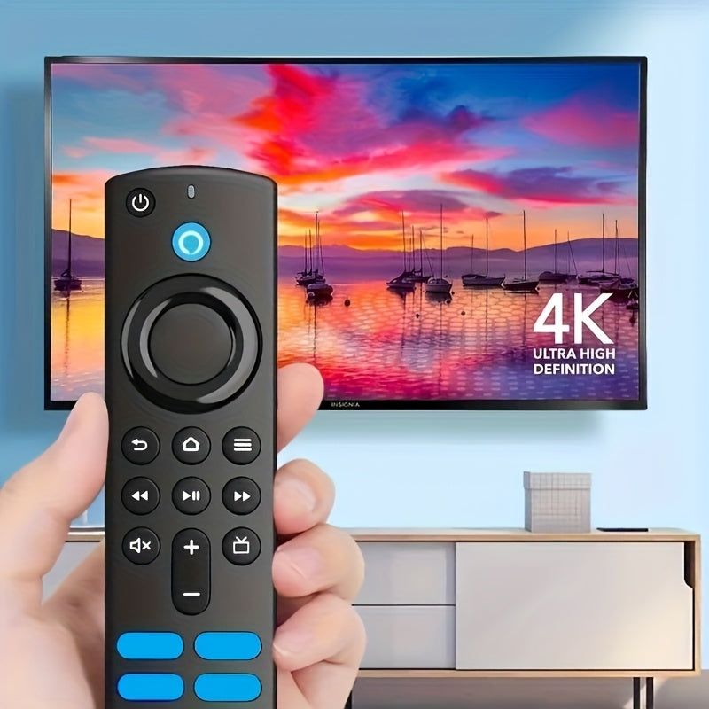 [Alexa Voice Remote 6.0] 4K HD Portable Smart TV Stick Remote Control, Compatible with Fire TV, Universal for Smart Home, Small And Easy to Use, Backlit Buttons, Ergonomic Design, Suitable for Home, Outdoor And Office Use.