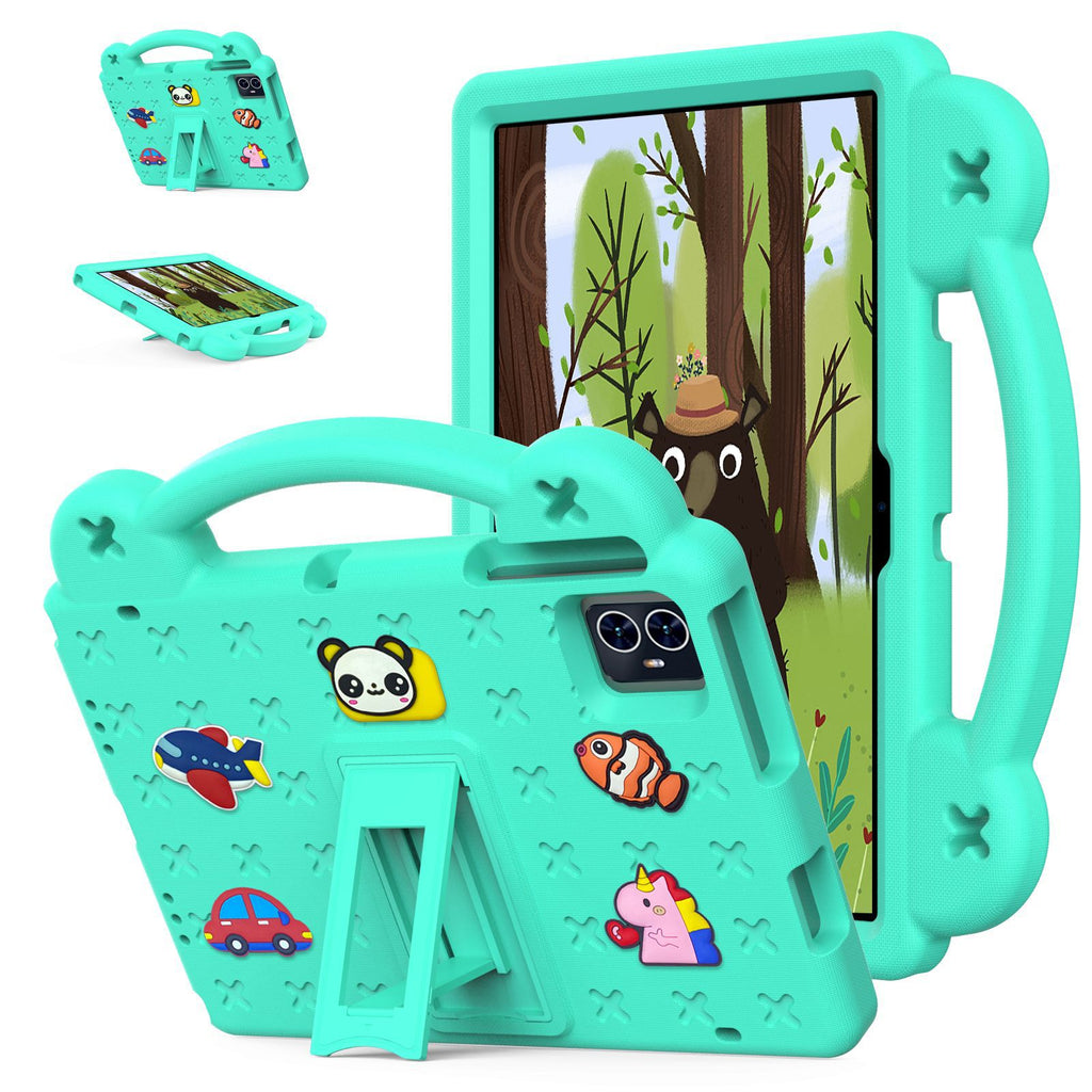 1pc Protective Case Suitable for T-mobile Revvl Tab 2(2025) Tablet, with a Stand and Handle- Shock-resistant EVA and PC Hybrid Shell