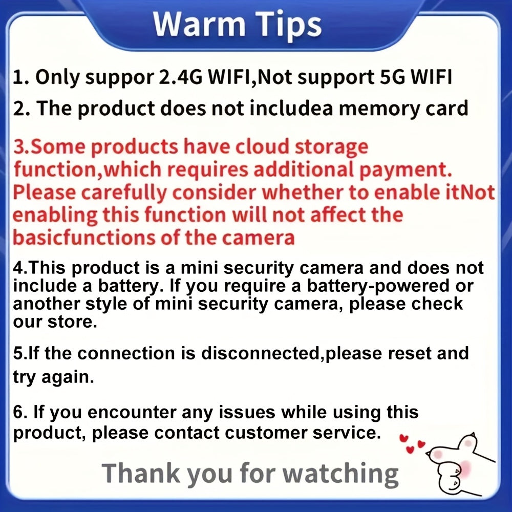 Full HD Mini Wireless Security Camera Night Vision Motion Detection Voice Recording Capability Built-In AP Hotspot No Internet Needed Easy Install Cloud Storage for Home Apartment Garage Porch Baby Pet Black Wireless Surveillance Camera