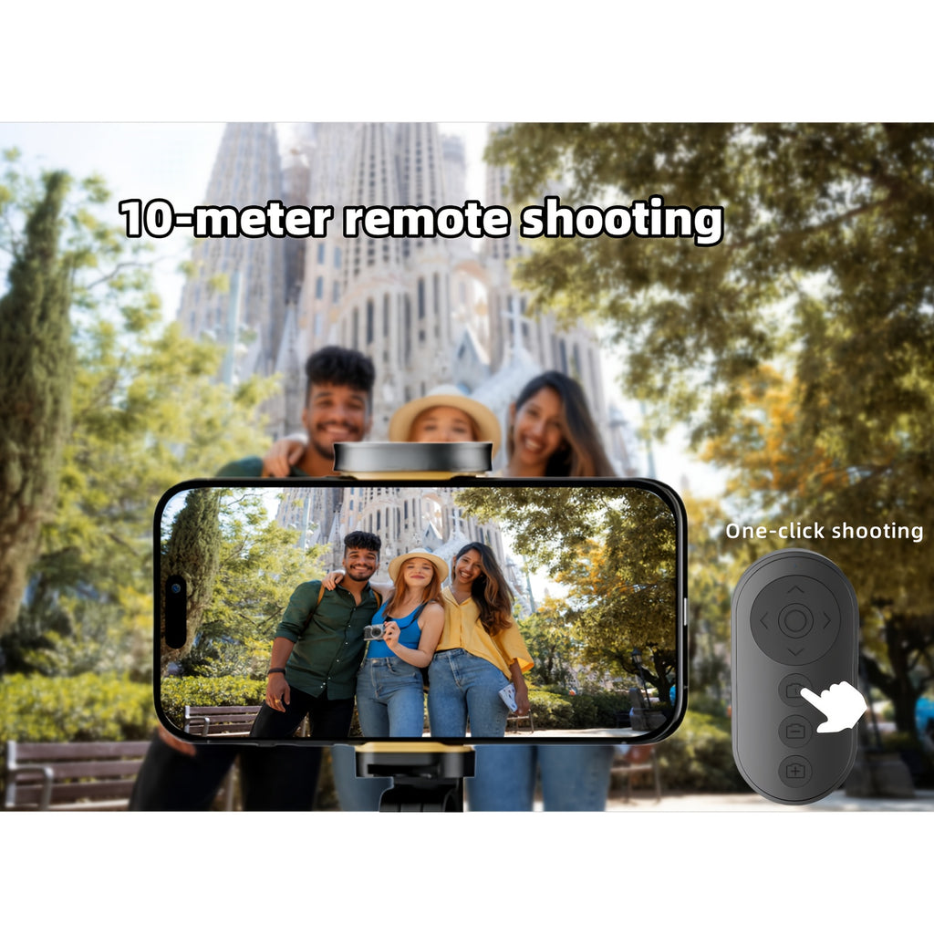 Scrolling Remote Control for TikTok, Kindle App Page Turner for Reading, Front/Rear Camera Shutter Remote for Phone Video Recording, Bluetooth Clicker for iPhone, Android, IOS, iPad