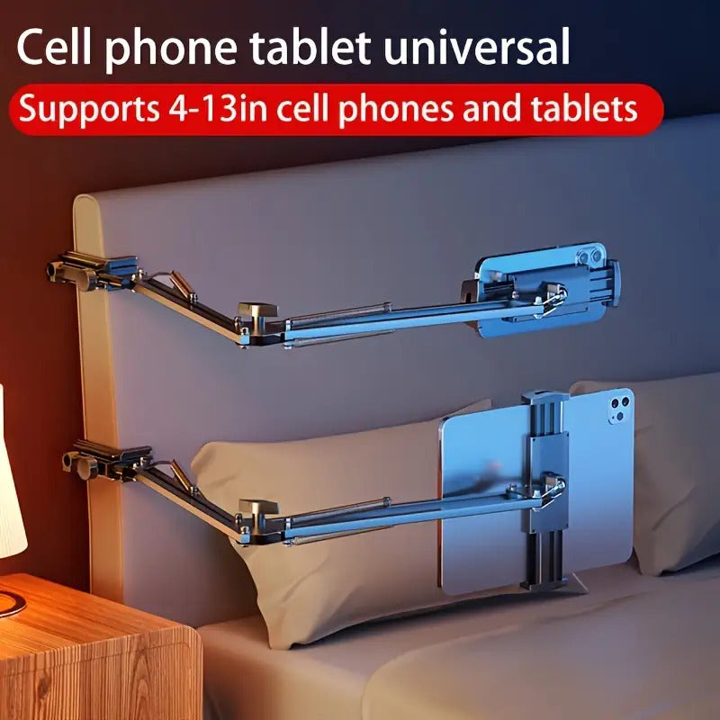 [Tablet & Phone Stand] Extended Desktop Stand, Long Arm Tablet Stand, Bedside Tabletop Stand, Suitable for Ipad, Smartphone Holder, Lazy Phone Holder, Bedside Stand, Mechanical Cantilever Stand