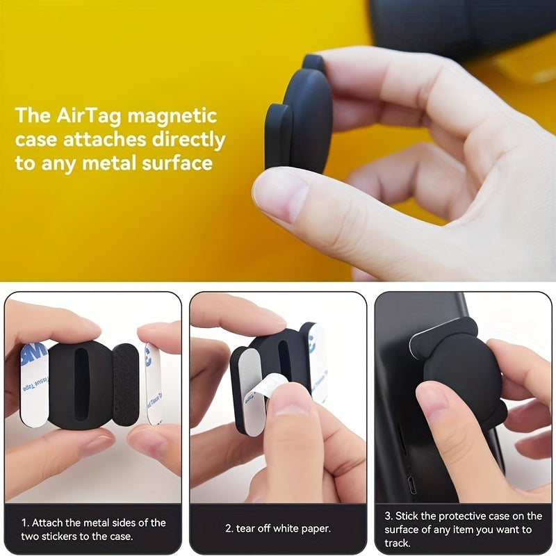 Smart Tag Compatible Luggage GPS Tracker for Mini Trackers Device with Magnetic Case No Monthly Fee-Best Anti-Lost Device Works with Find My Ios Solely