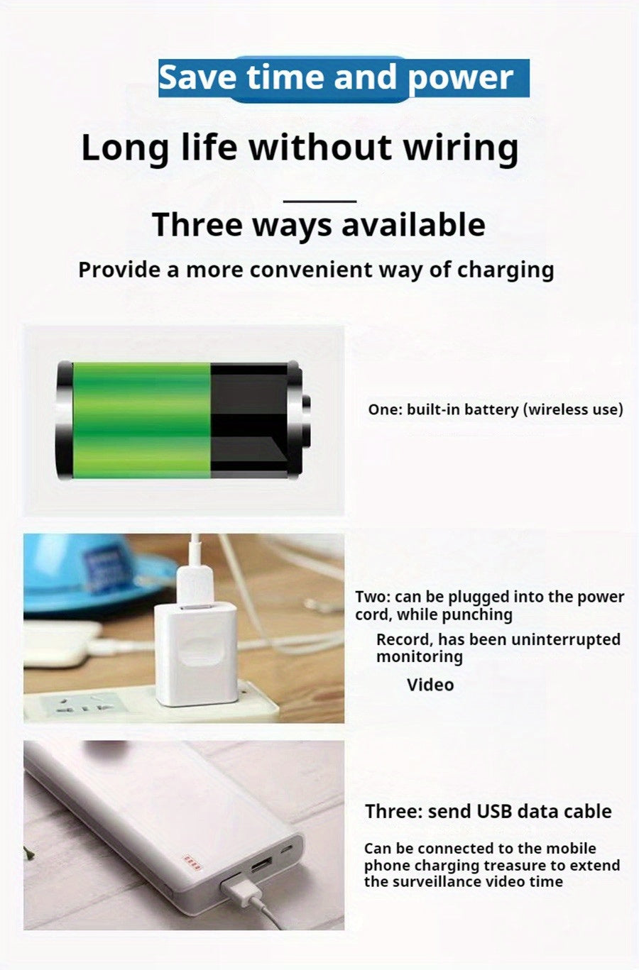 Losing Money.Mini Smart Camera, with WiFi Pet Monitor, Nanny/anti-theft Thief, Automatic High-definition Night Vision And Motion Detection Alarm, Perfect Family Small Camera, The Elderly, Car Monitoring 360-degree No Dead Angle Connection Mobile