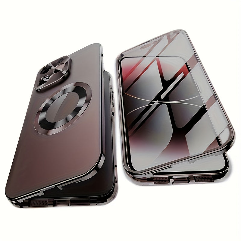 [Magnetic 2-In-1 Case] Phone Case - New Anti-Spy Phone Case Series, Magnetic 2-In-1 Design, Complete Protection Case, Compatible with Iphone 16/15/14/13/12 Pro Max Plus, All-Round Lens Protection Case