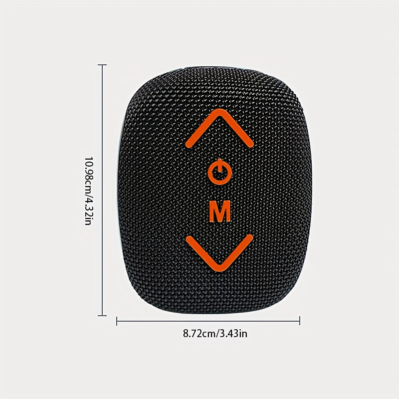 Outdoor Wireless Bike Speaker. 7W Stereo with Deep Bass to Crank up Your Journey, 1200mAh for 10 Hours, IPX-5 to Shrug Off Rain/sweat. Supports BT/TF/TWS & Hands-free Calls – Built for Motorcycles, Travel Bikes, and Every Mile in Between