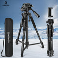 UEGOGO 5ft Heavy-Duty Tripod for DSLR, Mirrorless Cameras & Phones - Professional Video Stand with Storage Bag & Phone Holder