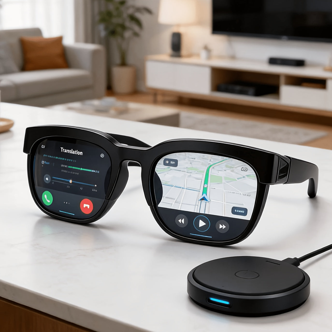 2026 AI Smart Glasses with Real-Time Translation & Simultaneous Interpreter - Compatible for 160 Languages, Multifunctional Device Suitable for Conferences, Meetings, Travel, for & Office Use, Meeting Transcript Summarization System