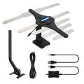2026 TV Antenna for Tv Antenna Indoor/Outdoor Up to 150+ Miles Range, for Local Channel with J Mount Included for Attic or Outdoor(Black)