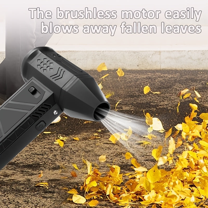 Local Warehouse, Super Powerful Blow & Suction All-in-One Portable Turbo Fan, 130, 000 RPM High Speed Airflow, Cooling, Dust Removal, Snow Blowing, Ignition Aid, Inflatable Pad Aid, Car Cordless Handheld Vacuum/Dust Collector, Car Vacuum Cleaner