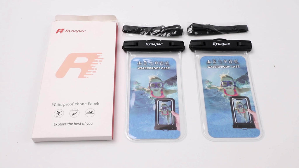 2pcs Waterproof Phone Bag - Dry Case for iPhone 16/15/14 Pro Max & for S24/S23 - Swimming, Beach, Boating Essential