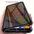 Phone Case: 2pcs Set [one Cell Phone Case + One Cell Phone Stand} 360 ° Metal Magnetic Privacy Double-Sided Glass Protective Case for iPhone 16 16 Plus 16 Pro 16 Pro Max 15 Pro Max 14 Pro Max with Lens Protection And Safety Lock