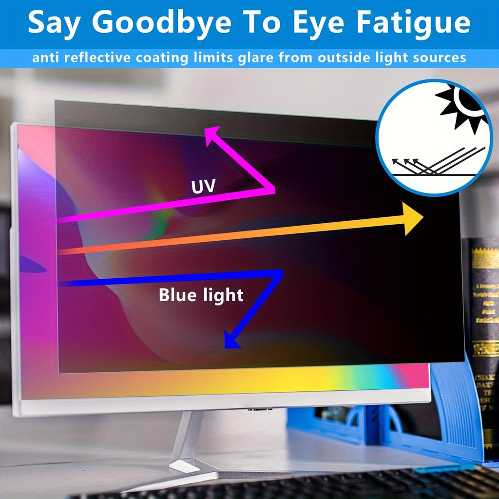 Privacy Screen Protector That Blocks Blue Light for Macbook Air 13.3" (2018-2021) And Pro 13.3" (2016-2022) - Reduces Glare, Alleviates Eye Strain, And Features a Multi-Layer Protective Film
